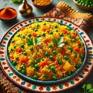 طريقة-عمل-أرز بالكاري والخضار الملون مع الخضروات الطازجة على الطريقة الهندية