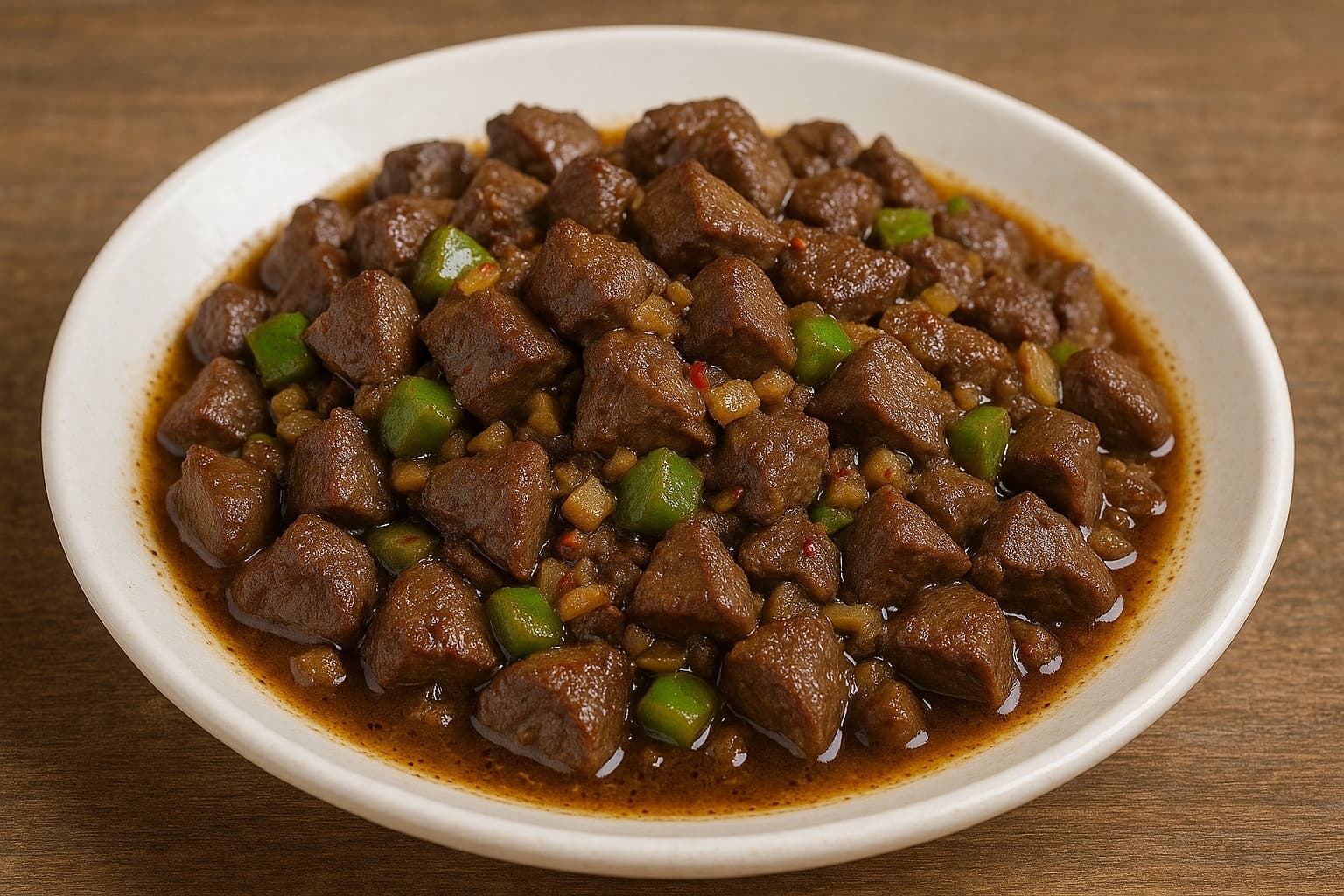 كبدة إسكندراني متبلة بالثوم والفلفل الحار والتوابل وتُقدَّم ساخنة في ساندوتشات أو مع الخبز بشكل منزلي شهي