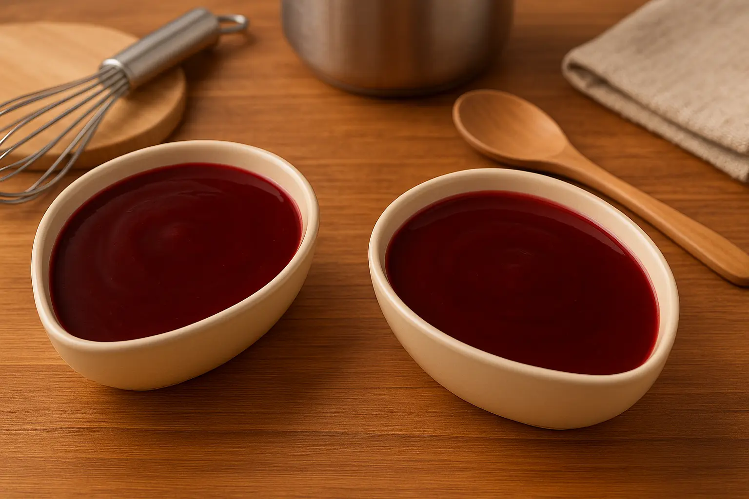 مهلبية بالكركديه طبق حلويات منعش وناعم يُقدّم باردًا مع تزيين الفستق أو جوز الهند