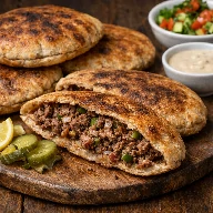 طريقة-عمل-حواوشي مصري بلدي محشو لحم مفروم متبل ومخبوز حتى القرمشة