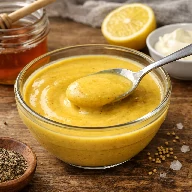 طريقة-عمل-صوص العسل والخردل السريع بقوام كريمي ولون ذهبي مناسب للسلطة والدجاج