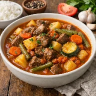 طريقة-عمل-يخنة خضار باللحم على الطريقة اللبنانية بمرق غني وطعم متوازن