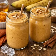 طريقة-عمل-سموثي القرع والموز بقوام كريمي وطعم حلو طبيعي مناسب للفطور