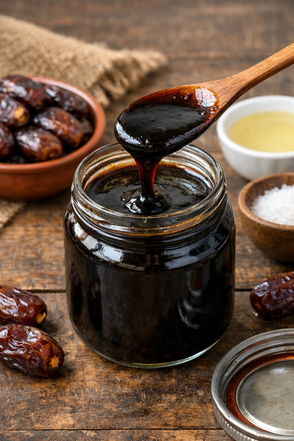 طريقة-عمل-دبس تمر عراقي منزلي بقوام كثيف ولون داكن طبيعي